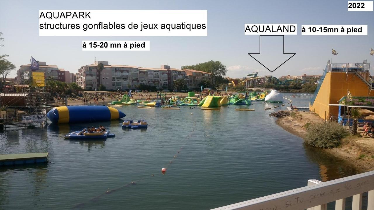 Lara 2 - T2 Balcon Piscine Lit Double & Clic-Clac Parking Pres Du Centre-Port Et Ile Loisirs Агд Экстерьер фото